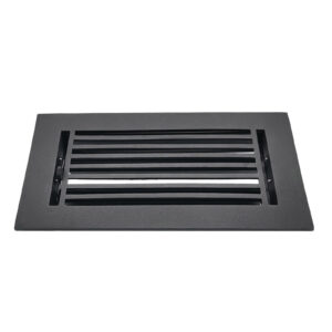 Cast Aluminum floor Register 4 x10 inches side