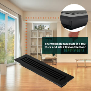 HVAC Walkable floor register 3x10 linear design