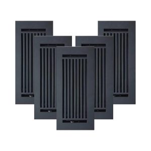 Cast Aluminum Floor Vent Cover 4″x10″- 5 Pack, Model- Express