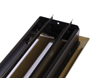 All Metal Vent cover/floor register 4x10 Golden air damper