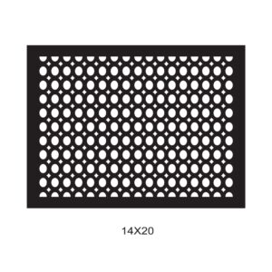 ventilation covers and grille 14x20, front look