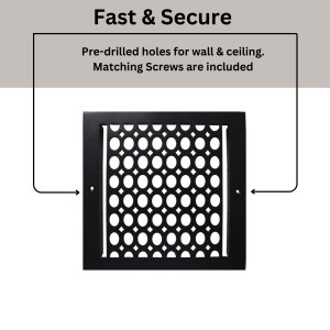 Predrilled holes for wall and ceiling vent cover 18x18 Inches_07