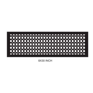 hvac vent 8x30 Cast aluminum Front Look