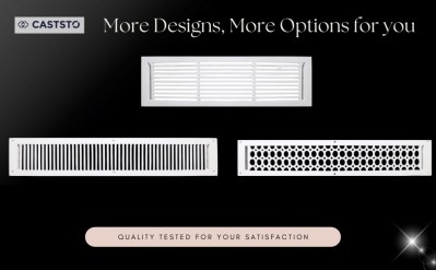 Cast Aluminum Air Return Grille | Vent Cover 9"x20"-Oval-15