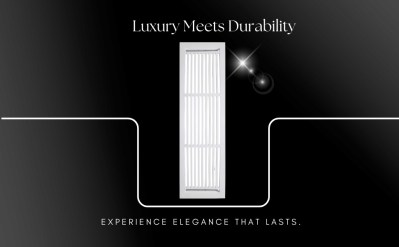 Cast Aluminum Air Return Grille | Vent Cover 8"x26"-Oval-16