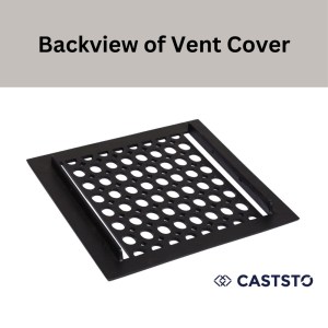 Cast Aluminum Vent Cover | Floor Register 2"x12"-Oval_12