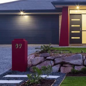Number -7, Modern Backlit House Number-6″
