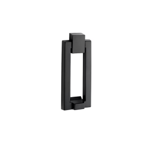 Metal Ring Door Knocker Black