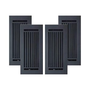 Cast Aluminum Floor Vent Cover 4"x10"- Pack of 4, Model- Express